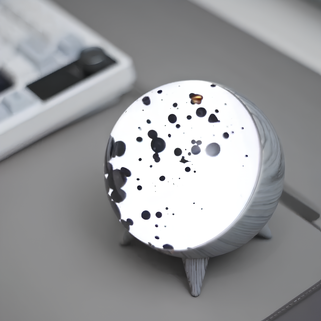 Unique interactive ferrofluid display, music-reactive with dynamic visuals, perfect as a modern tech gift.