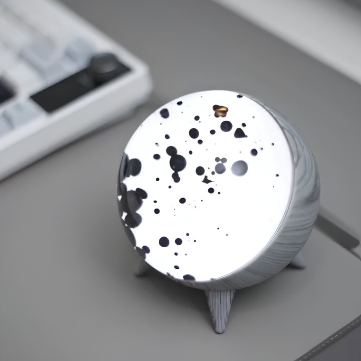Unique interactive ferrofluid display, music-reactive with dynamic visuals, perfect as a modern tech gift.
