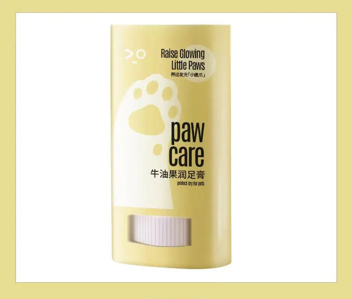 Natural dog paw balm in a tin, made with beeswax, for dry cracked paws and noses, pet moisturizer