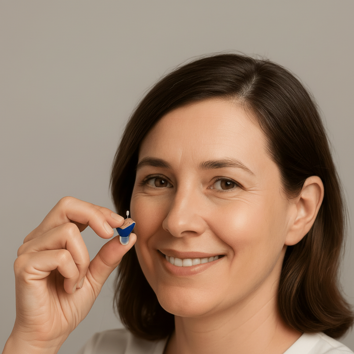 In-ear hearing aids offering crystal-clear sound & audio enhancement for improved hearing wellness.