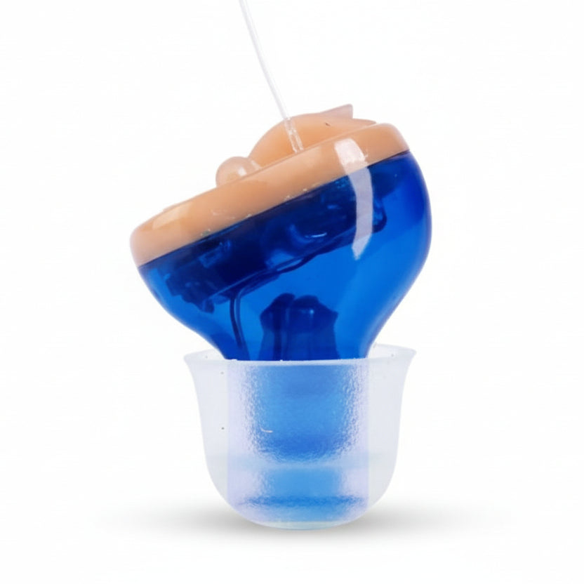 Boost your auditory wellness with discreet, in-ear hearing aids. Enjoy clear, enhanced sound daily.