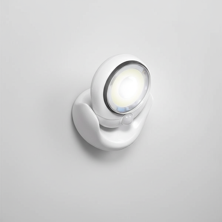Weatherproof wireless NightBeam outdoor motion sensor light, ideal garden lamp for enhanced home security.