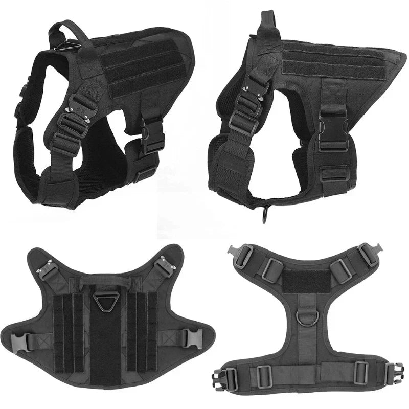 Comfortable green No-Pull Dog Training Vest, perfect for pet walking & outdoor adventures with your canine.