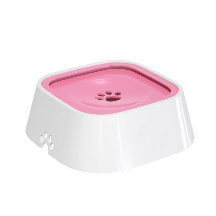 Versatile pet water bowl, anti-splash and slow feeder for optimal pet health