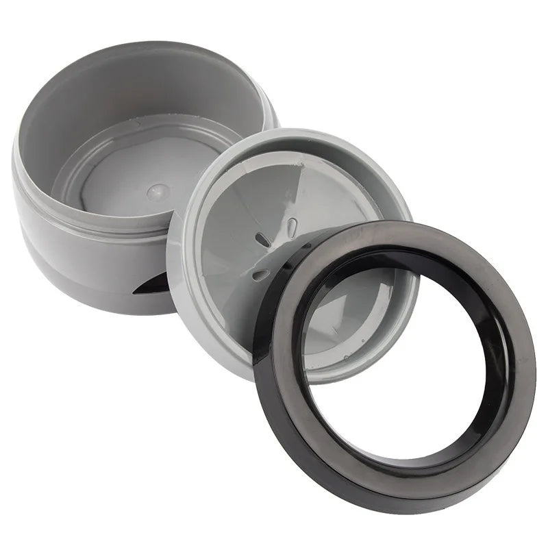 Compact non-slip pet drinking bowl, anti-spill design for easy pet hydration on the go for cats & dogs