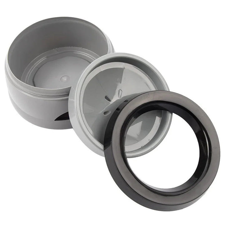 Compact non-slip pet drinking bowl, anti-spill design for easy pet hydration on the go for cats & dogs