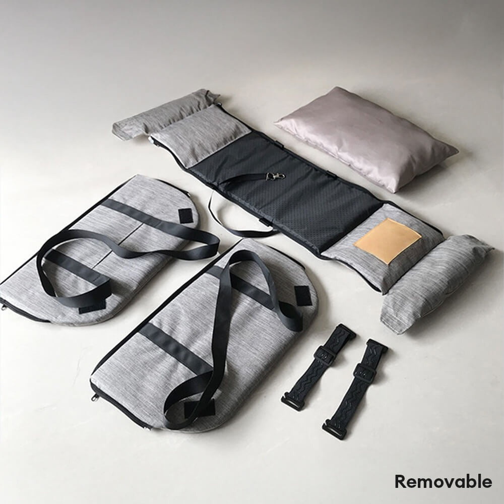 Detachable pet car seat bed from New4, robust oxford fabric for ultimate pet comfort.