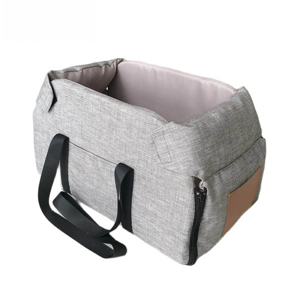 Pet accessory: non-slip car seat bed for dogs & cats, featuring durable oxford fabric.