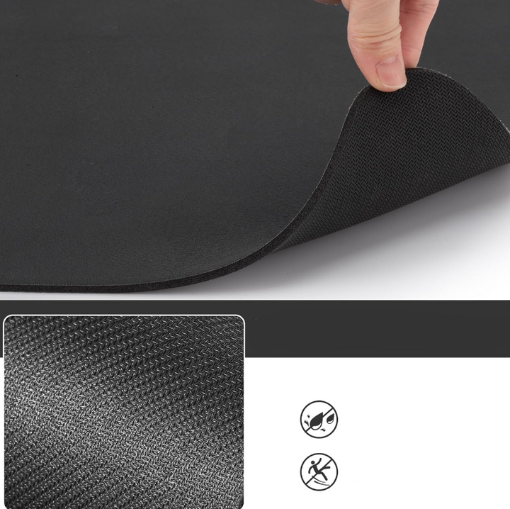 Durable silicone pet feeding mat, non-slip surface, essential pet care accessory