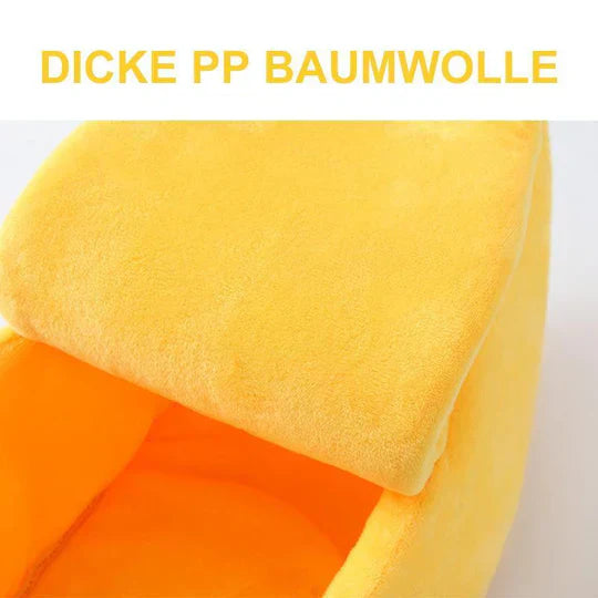 Plush banana pet bed, ideal for kittens & toy dogs, a fun & cozy addition to pet supplies