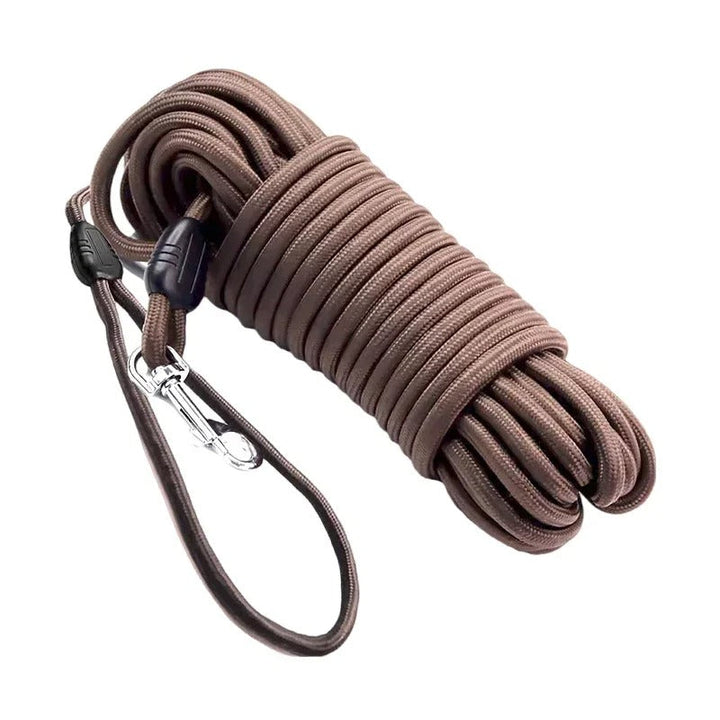 Nylon dog training leash with black ergonomic handle, 6ft, perfect for pet obedience.