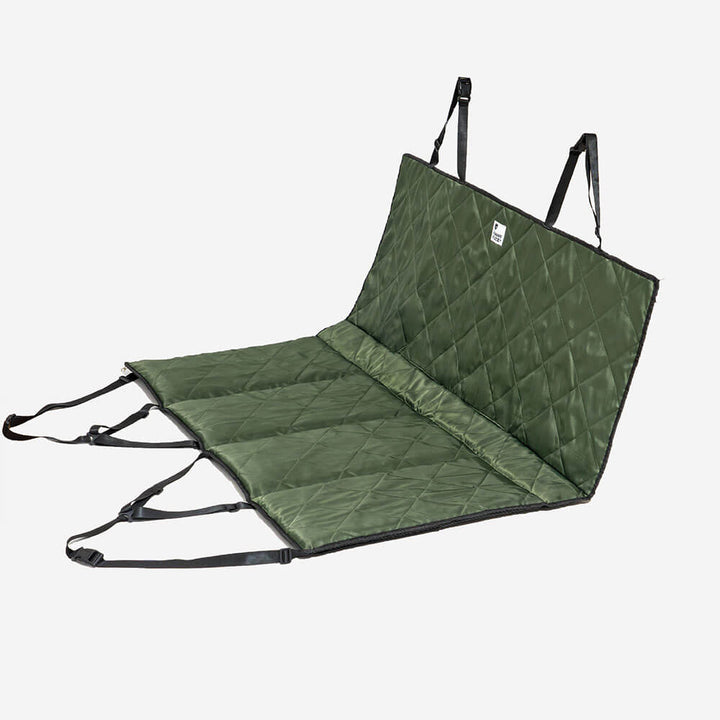 Folding waterproof dog bed for cars, easy to install and clean, a great pet travel solution