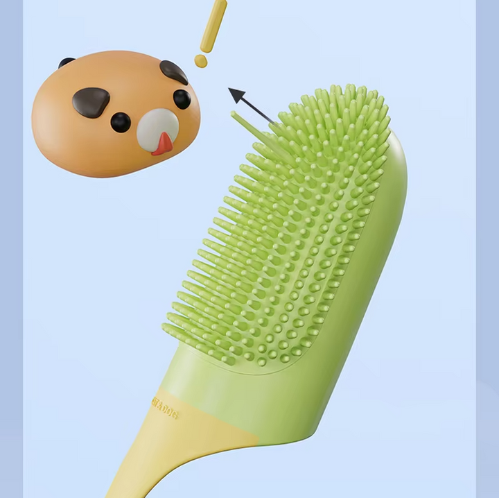 Comprehensive dual-action toothbrush and tongue cleaner for superior dental hygiene