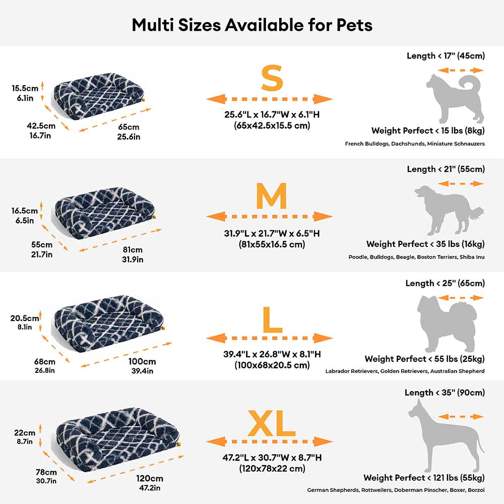 Plush dog sofa bed, orthopedic features, guaranteeing dog comfort