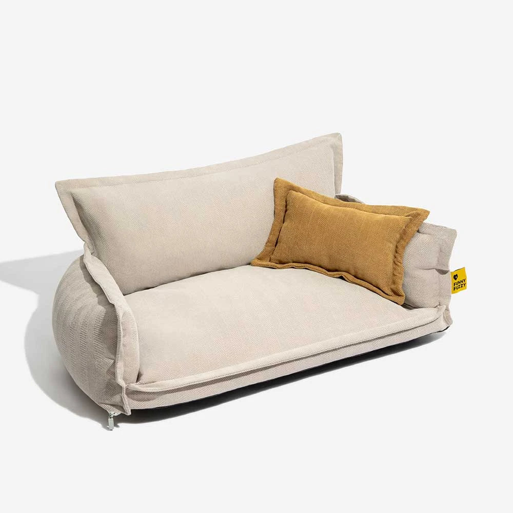 All-season orthopedic dog bed, a versatile dog cushion made from durable, washable chenille.