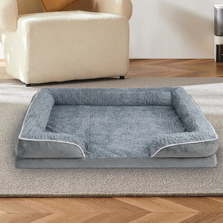 Water-repellent orthopedic dog bed, a washable and comfortable solution for your beloved pet.