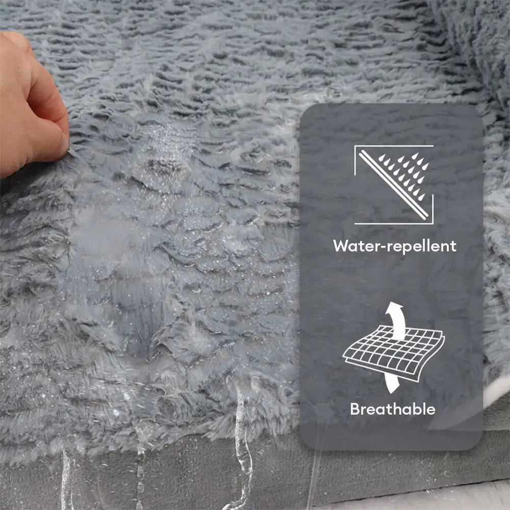 Soft, supportive orthopedic dog bed with a practical water-repellent and washable cover.