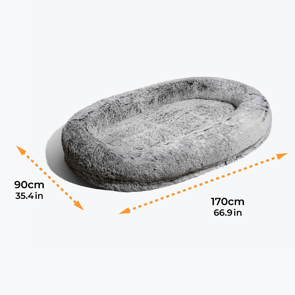 Luxury orthopedic donut dog bed for ultimate pet relaxation and support.