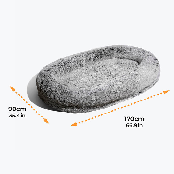 Luxury orthopedic donut dog bed for ultimate pet relaxation and support.