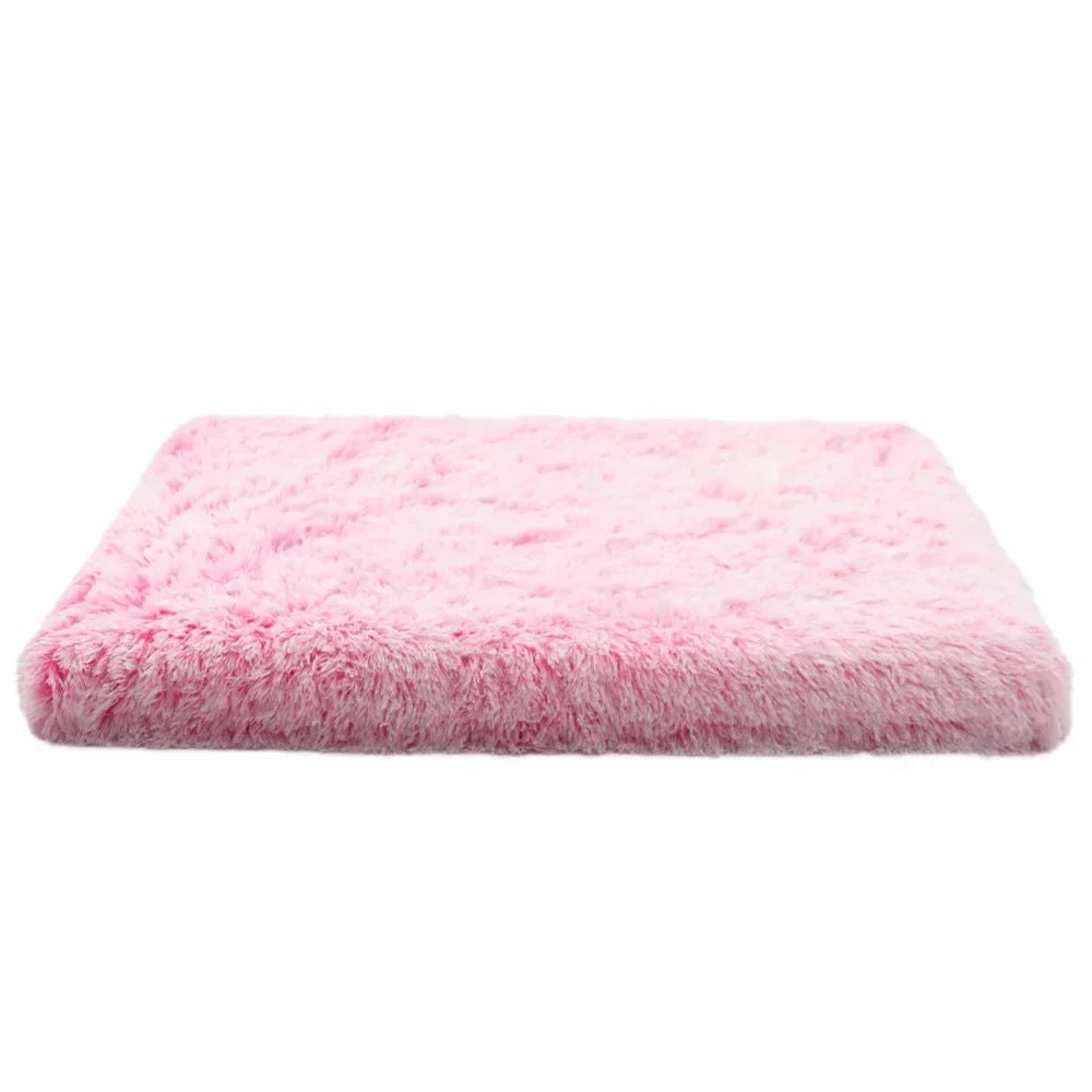 Luxurious memory foam pet bed, orthopedic support for aging dogs & cats, easy-to-clean design