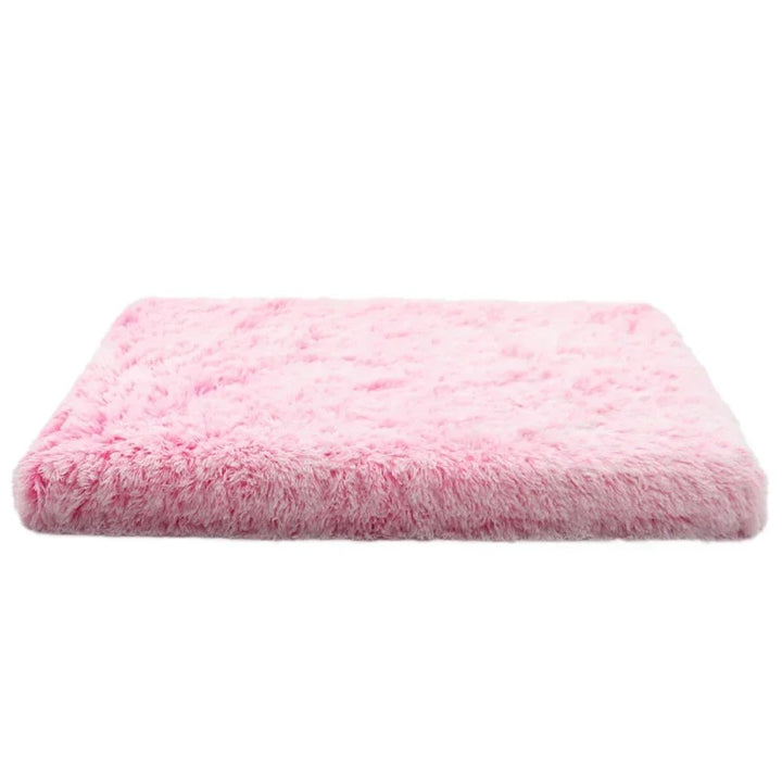 Luxurious memory foam pet bed, orthopedic support for aging dogs & cats, easy-to-clean design