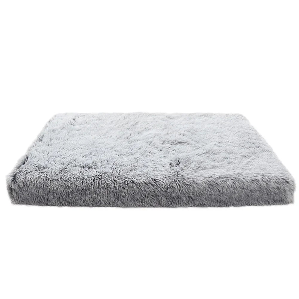 Memory foam dog and cat bed, orthopedic design for supreme comfort, non-slip base, washable cover