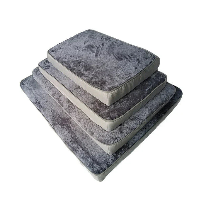 Comfortable pet bed with removable, machine-washable cover, ideal for dogs needing orthopedic support.