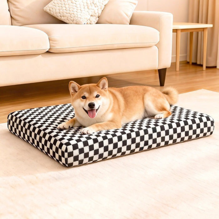 New4 orthopedic memory foam dog bed offering excellent joint support for comfortable pet sleep.