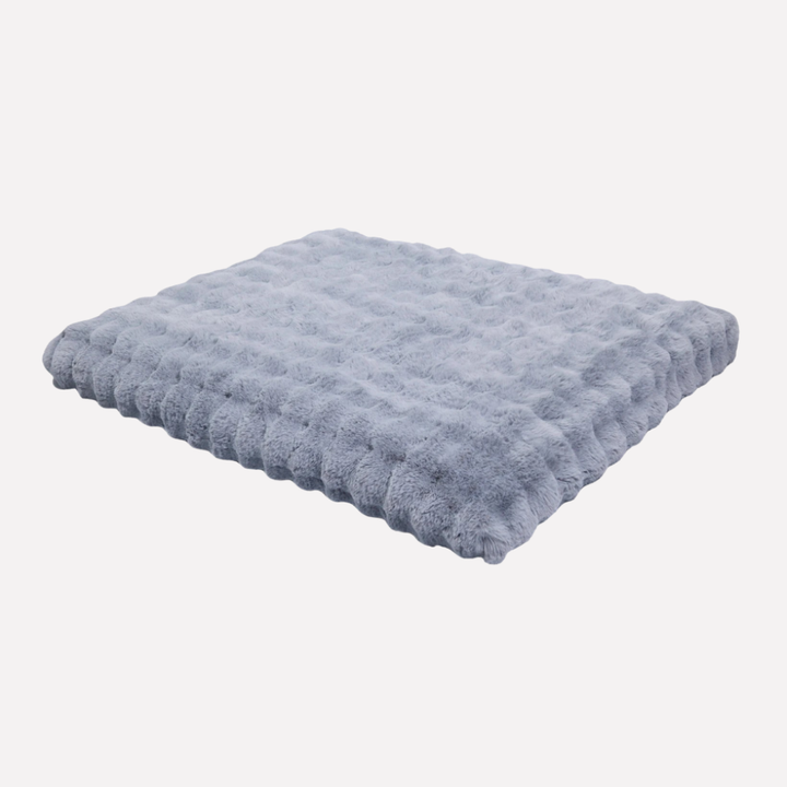 Luxurious pet mattress with memory foam and a non-slip base, designed for optimal canine joint support and easy cleaning.