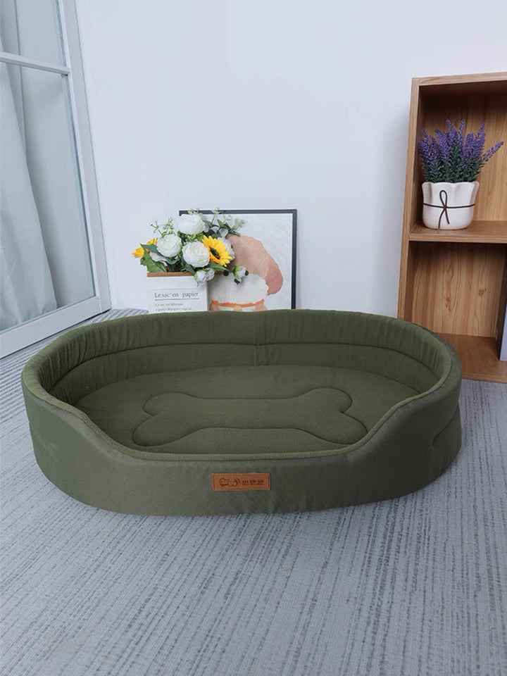 Pet care solution: orthopedic dog bed, memory foam, breathable, easy to wash.