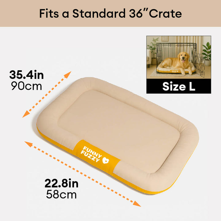 Comfortable orthopedic dog bed mat, waterproof and odor-resistant, excellent for pets