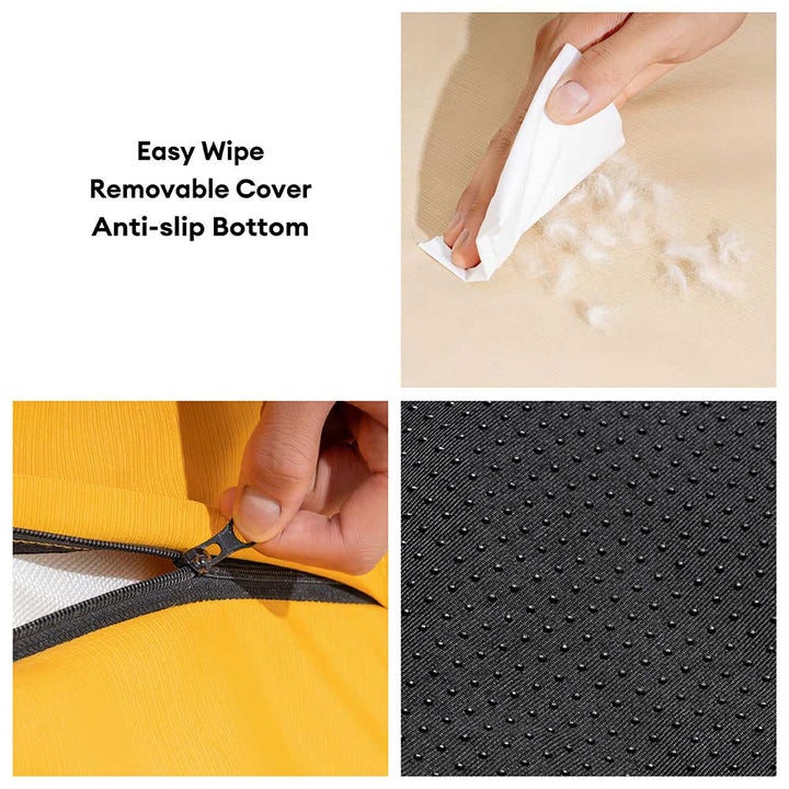 Memory foam dog bed, orthopedic and waterproof, providing superior pet support