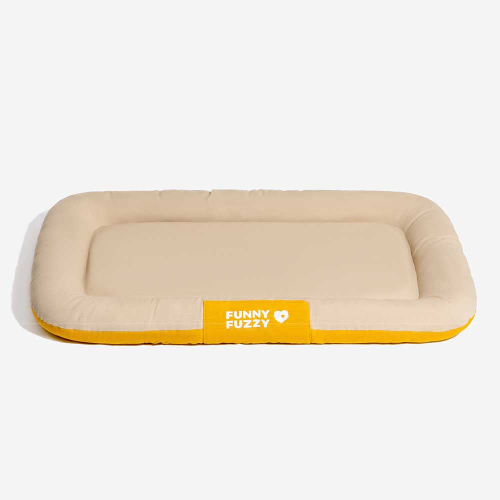Durable orthopedic dog bed mat with waterproof cover, ideal for all dogs