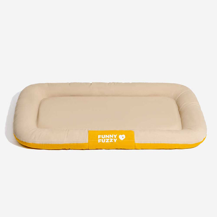 Durable orthopedic dog bed mat with waterproof cover, ideal for all dogs