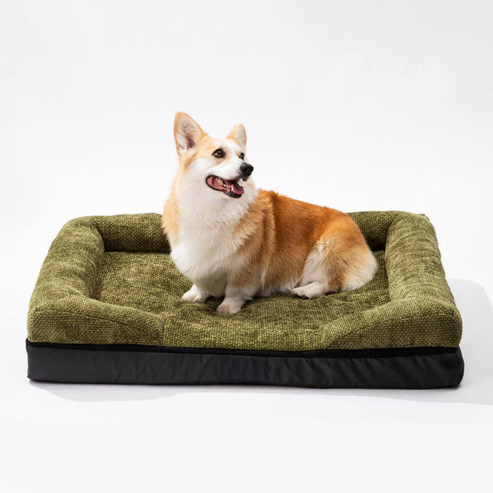 Pet supplies: orthopedic dog bed with a washable outer cover, ensures long-lasting freshness