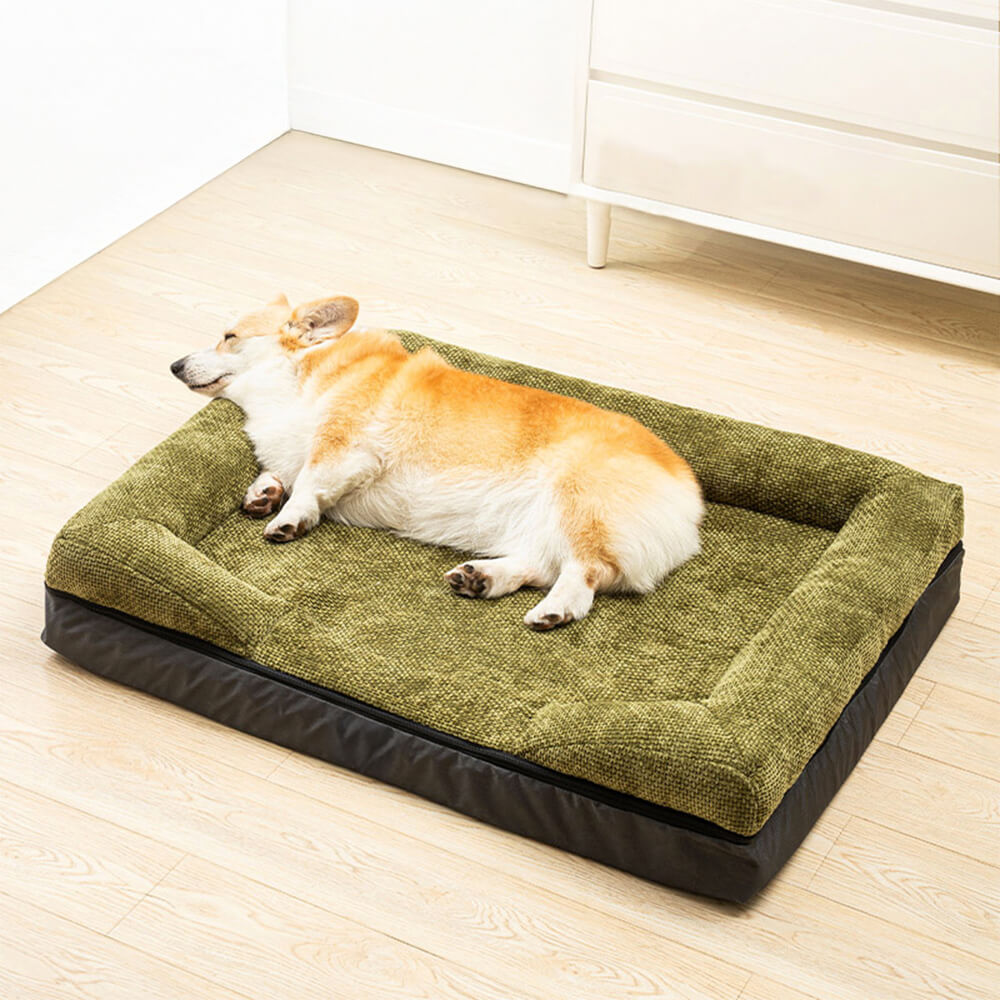 Cat accessories: orthopedic pet bed, plush and washable, offering superior comfort for felines