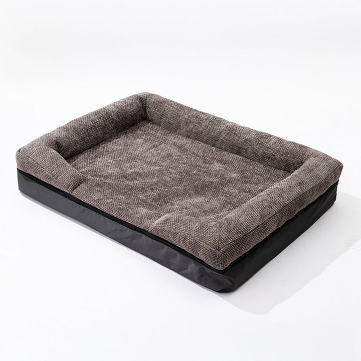 Orthopedic pet bed, soft yet supportive, with a fully washable cover for convenience for small pets