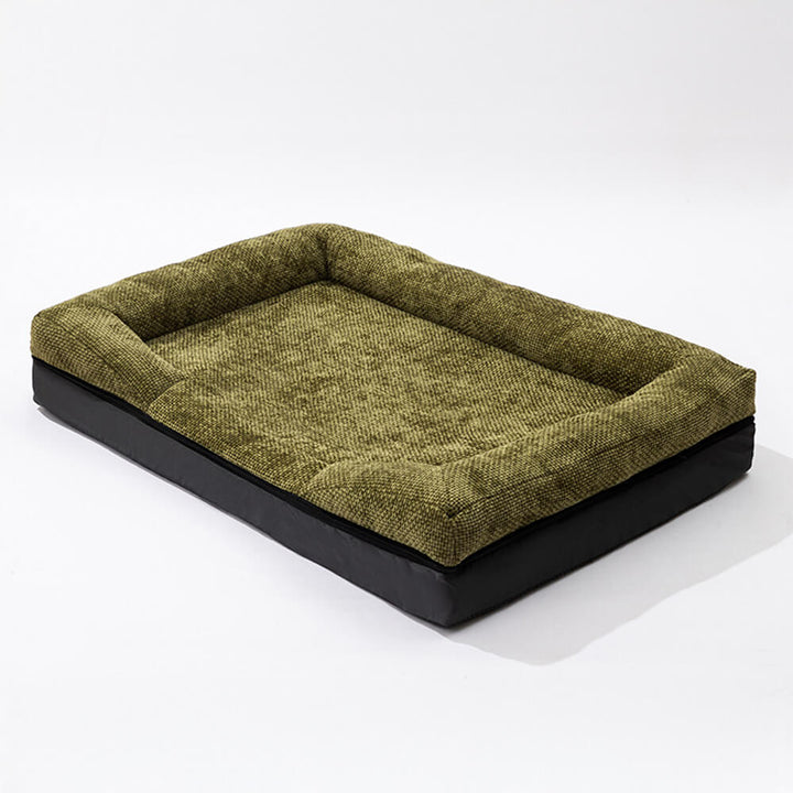 Washable orthopedic pet bed for dogs and cats, offering pressure relief and a hygienic sleep space