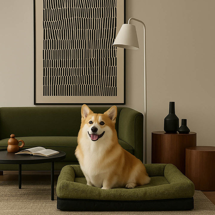 Cozy orthopedic dog bed for joint support, featuring a washable design and durable fabric