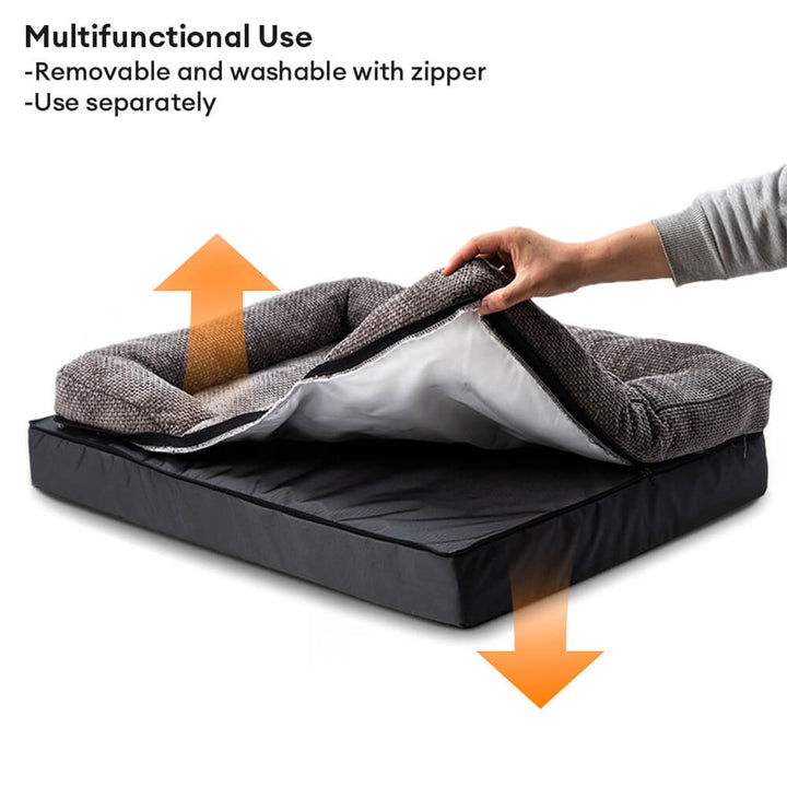 Soft orthopedic pet furniture for cats and small dogs, designed for maximum coziness and washable