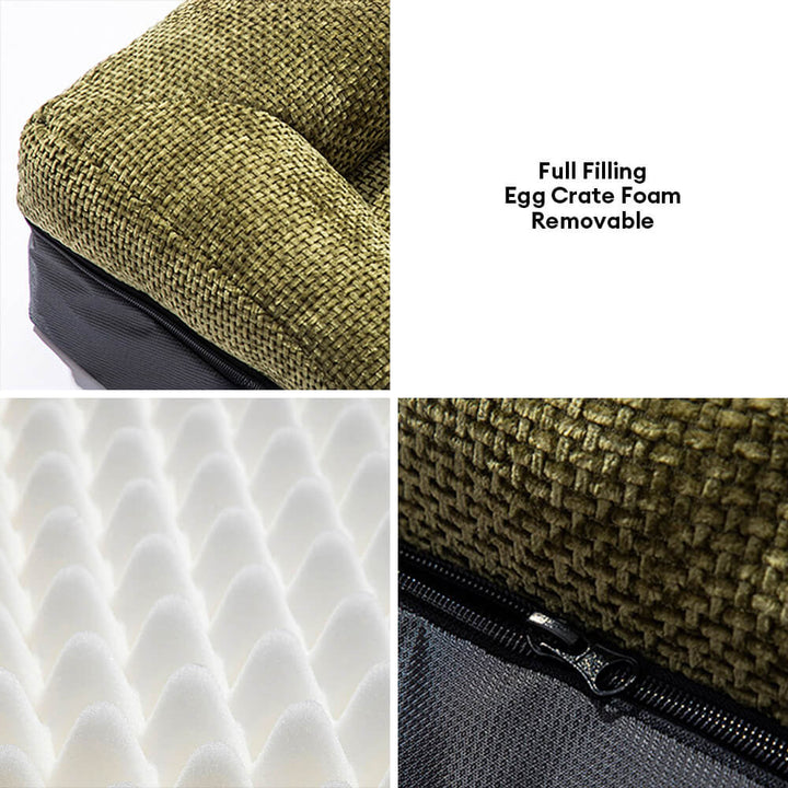 Premium orthopedic dog bed with a removable, washable cover for hygiene and pet comfort