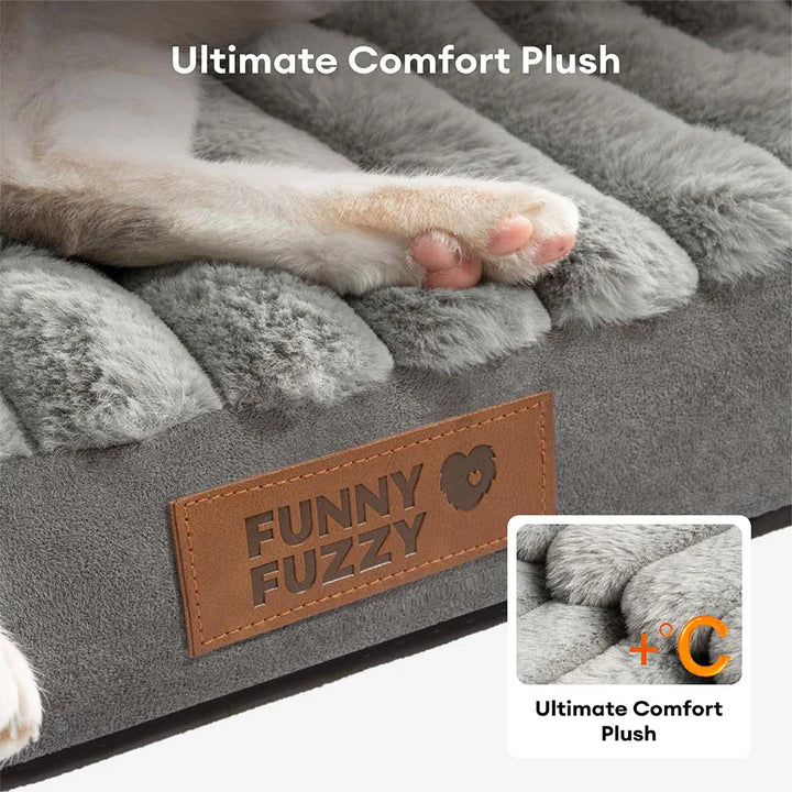 Comfortable orthopedic dog bed, washable pet sofa with a soft plush surface