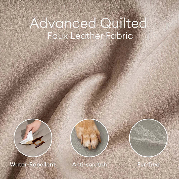 Removable, washable cover of orthopedic pet bed, showing zipper closure for easy cleaning
