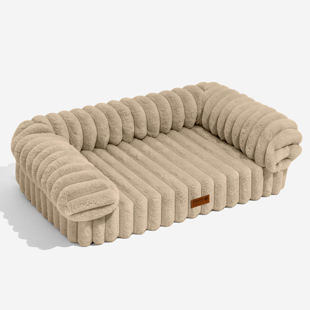 Supportive orthopedic pet bed, sofa design, soft for cats & dogs, easy to clean