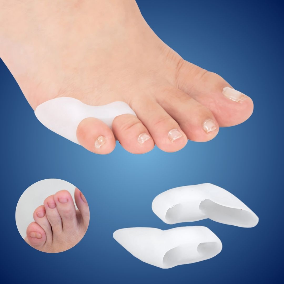 Orthopedic ToeGuard toe spacers for bunion & hammertoe relief. Improves toe alignment & reduces foot pain.