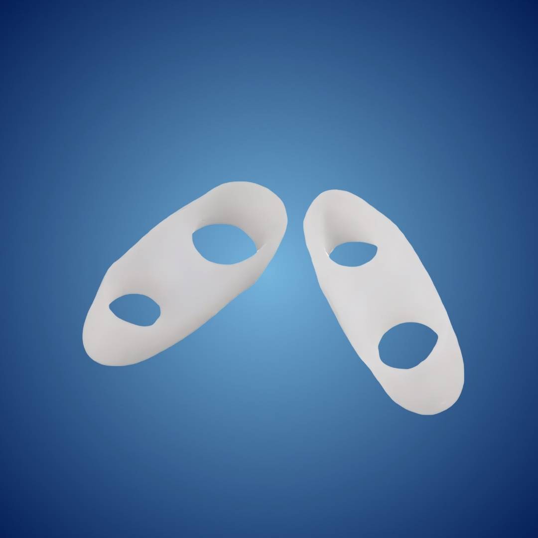 Silicone ToeGuard toe spacers, designed for bunion correction, hammertoe relief & foot pain. Foot care solution.
