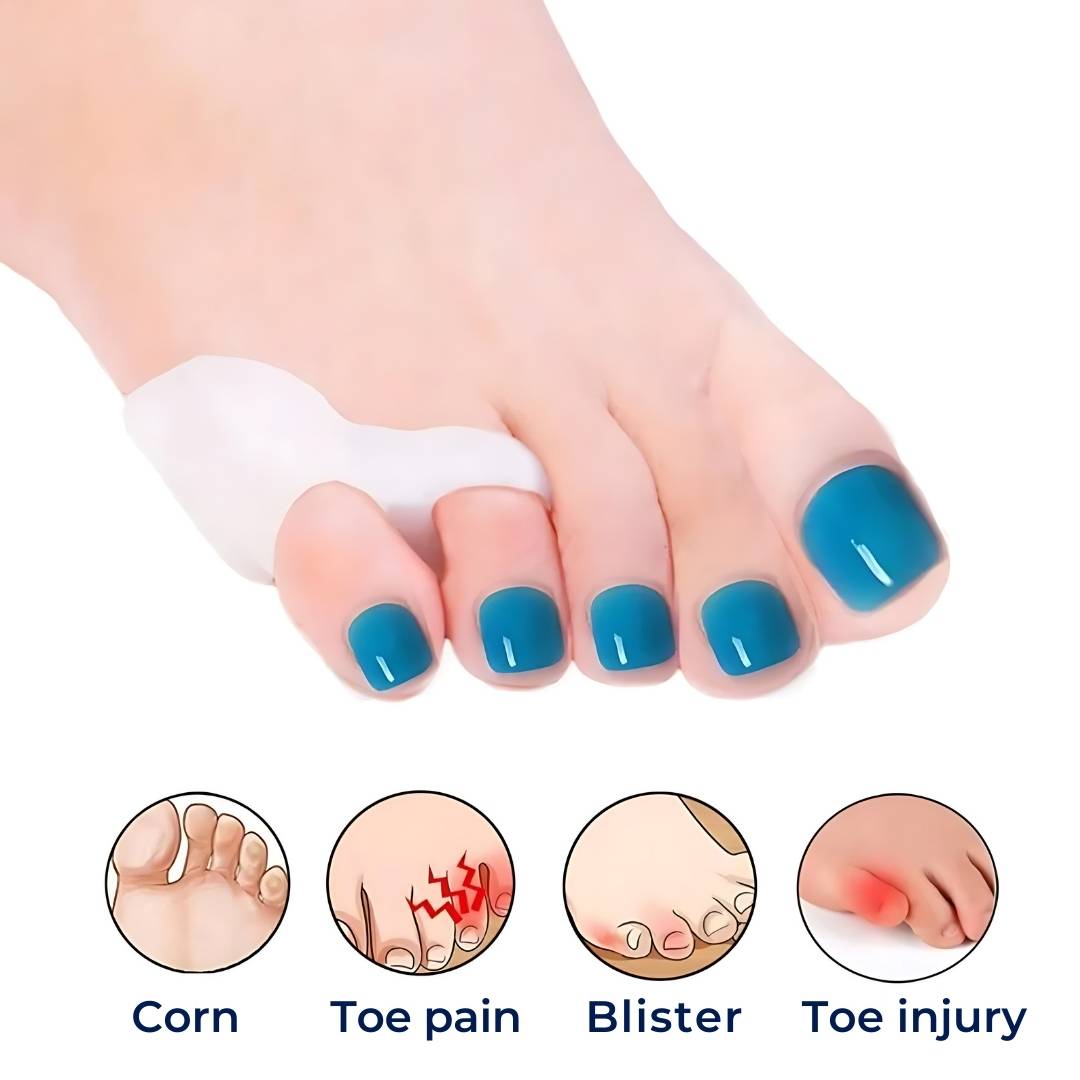 ToeGuard orthopedic toe separators promoting toe alignment & posture correction. Ideal for bunion & hammertoe.
