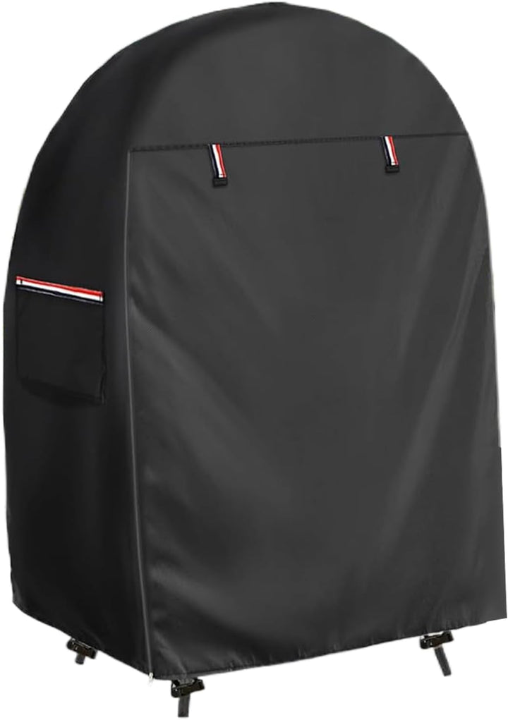 All-weather egg chair cover, outdoor furniture protector, double zipper for easy installation & removal.