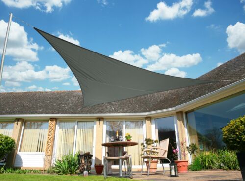 Garden decor shade sail, providing cool comfort & UV protection for outdoor spaces. Easy to install.