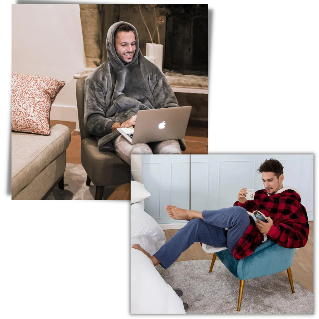 The original giant blanket hoodie, soft and oversized for comfortable sleepwear & home lounging.